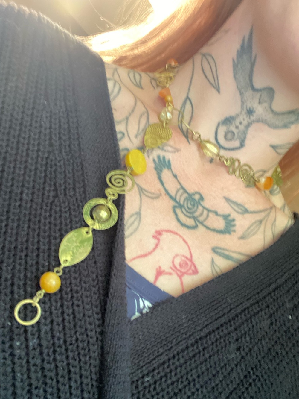 22in. Necklace Honica Indigenous Art